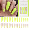 Personalized manicure wavy color matching false nails