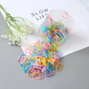 Fashionable Colored Disposable Elastic Hair Bands